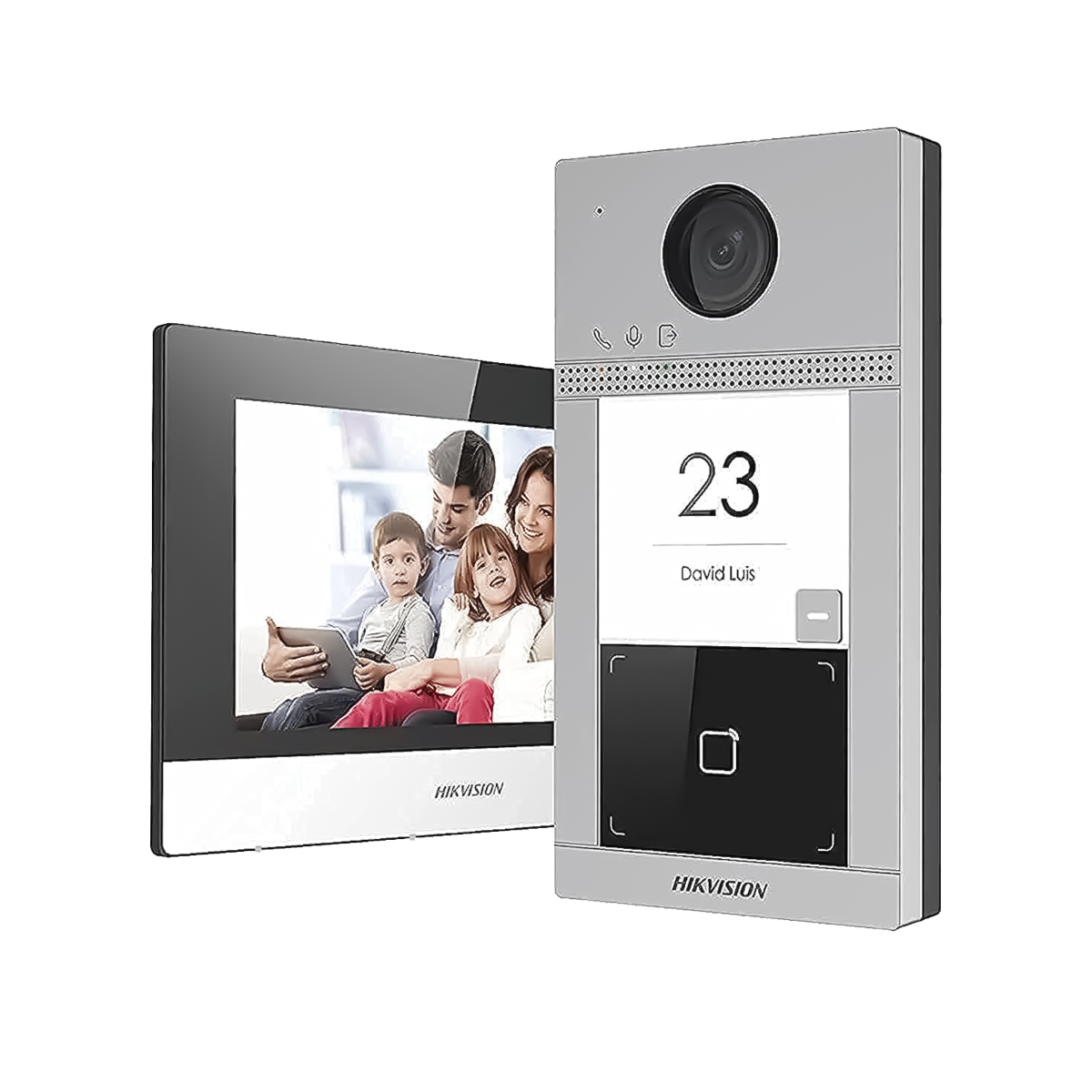 Smart Video Door Phone Kit with Tuya WiFi Module Inside Monitor image
