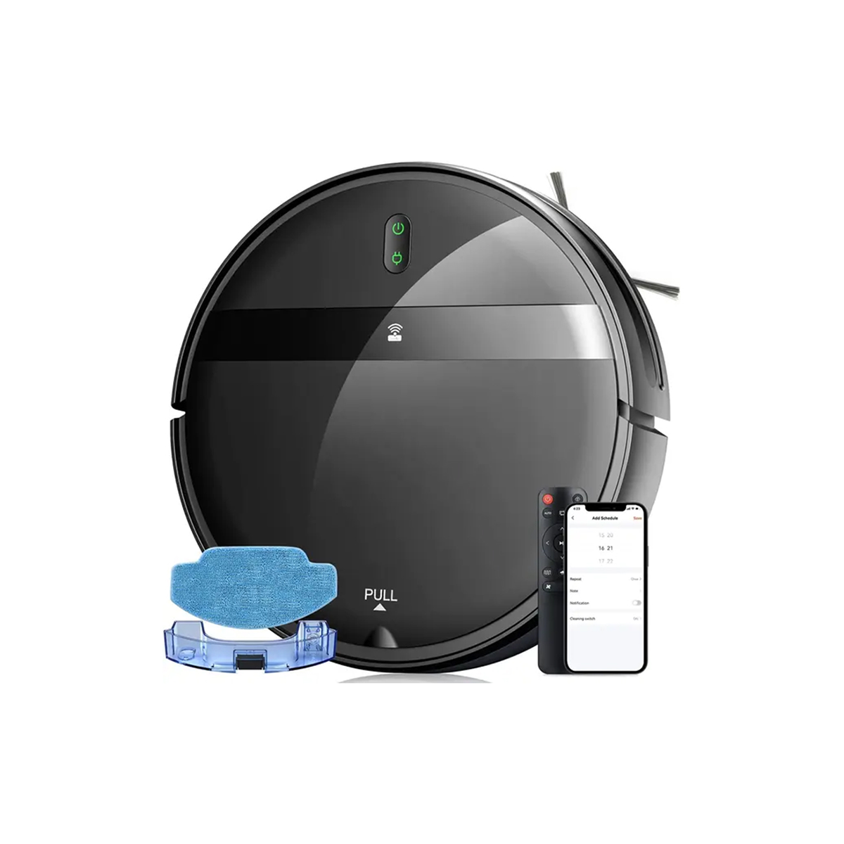 مكنسة روبوت ذكية لتنظيف الأرضيات مزودة بكاميرا