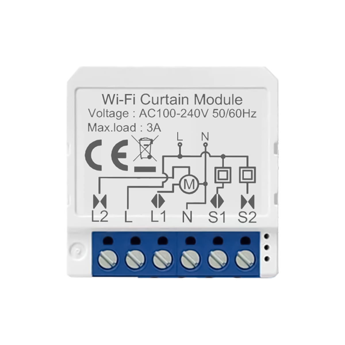مفتاح ذكي للتحكم في الستائر والشاتر (ميني مديول)