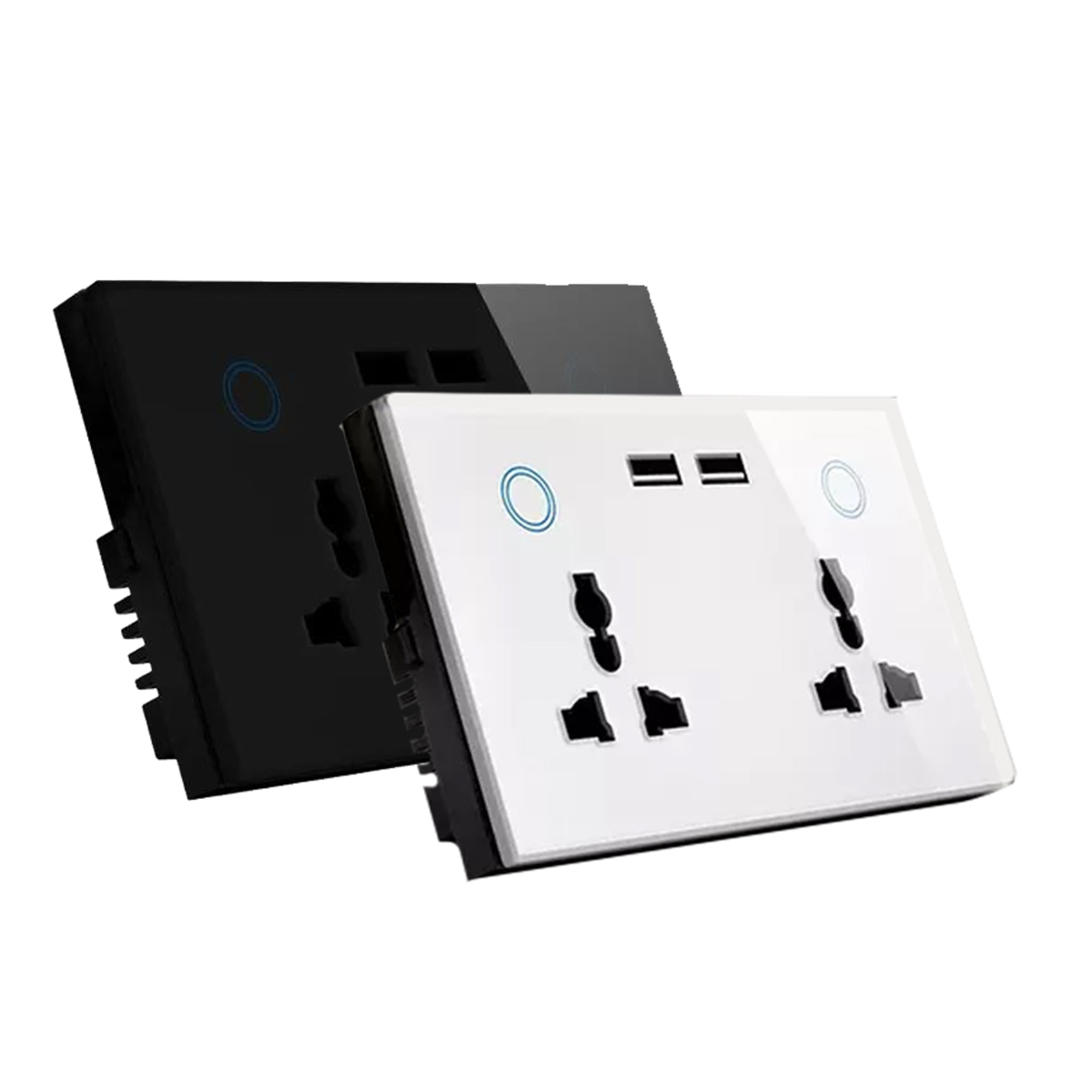 مقبس ذكي مزود ب اتنين USB